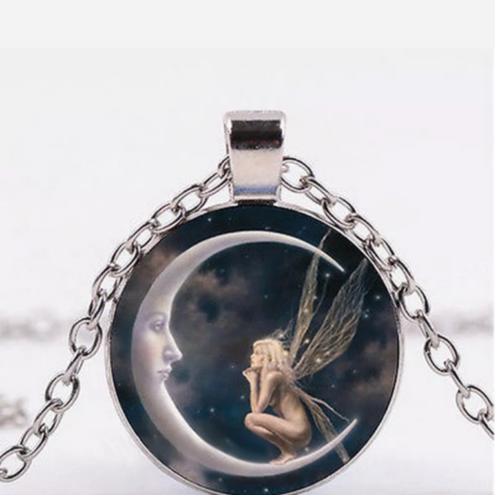 Fairy moon necklace
